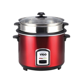 ViGo Rice Cooker- 3.0 L 50-05 SS Red (Double Pot)