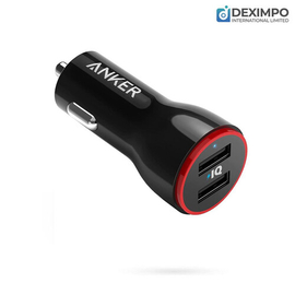 Anker PowerDrive 2 24W 2-Port Car Charger  Black