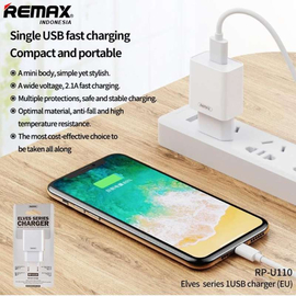 Remax RP-U110 Elves Series Fast Charging Adapter USB Charger, 2 image