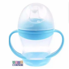 Baby Training cup Transparest & sky blue
