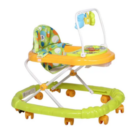 Baby Musical Walker with Merry Go Round BLB Brand- Green, 2 image