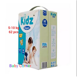 Kidz Diaper Belt M 5-10 Kg 62 Pieces