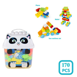 170 Pcs Building Blocks Lego Set Toy for Kids Bucket System Educational Learning Children Toy Nice Gift for Kids, 3 image