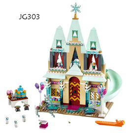 JIEGO 519 PCS Frozen Lego Set Toy Princess House Building Blocks Creative Construction Toys for Girls & Boys