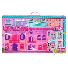 Dream Room Doll House Fashion Doll Villa And Furniture Set For Kids Good Quality (Best Gift), 2 image