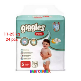 Giggles Baby Pants Diaper Junior (11-25 Kg) 24 Pcs(Turkey) - Diaper