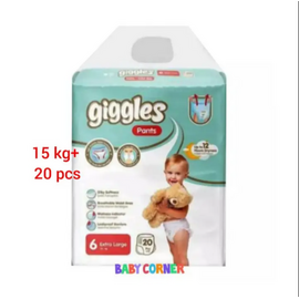 Giggles Baby Pants Diaper Extra large (15 kg + ) 20 pcs (Turkey)