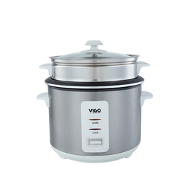 ViGo Rice Cooker- 1.8 L 40-07 Silver SS (Single Pot)