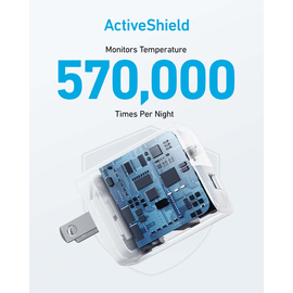 Anker 323 Charger (33W)  With both a USB-C port and a USB-A port, 2 image