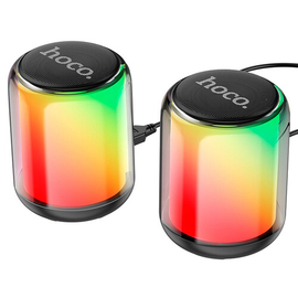 Hoco Luminous Colourful Series BS56 Wireless & Wired 2 IN 1 Speaker Portable Loudspeaker Compitable With All Devices