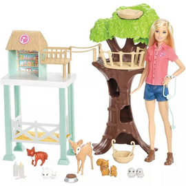 Barbie Pet Rescuer Doll Center with 8 pets & Playset- FCP78, 2 image