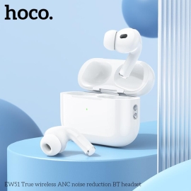 Hoco EW51 TWS Wireless ANC Noise Reduction Earbuds Low Latency Touch Controls Bluetooth v5.3, 2 image