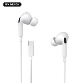 Remax WK Design Y31 HiFi Stereo Type-C Wired Earphone With Built-in Microphone