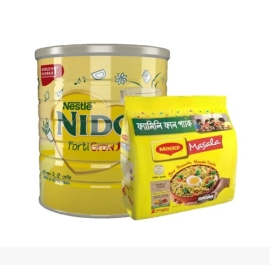 NIDO Fortigrow Milk Powder 2.5Kg (Free MAGGI Masala Noodles 16pack)