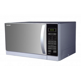 Sharp Grill Microwave Oven R-72A1-SM-V | 25 Litres - Mirror Silver