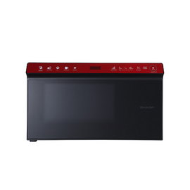Sharp Top Control Solo Microwave Oven - R-2235H(R) | 24 Liters - Top Red & Black