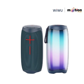 WiWU P40 Mini Thunder Bluetooth Colorful Light Speaker (10W) - Dark Blue