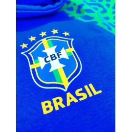Premium Quality Brazil Blue Cotton Hoodie for Men, 3 image