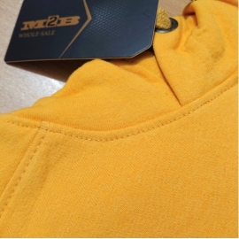 Premium Quality Brazil Yellow Cotton Hoodie for Men, 2 image
