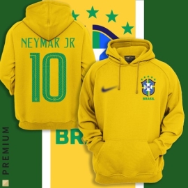Premium Quality Brazil Yellow Cotton Hoodie for Men