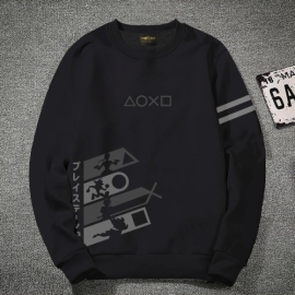 Premium Quality Xoxo Black Color Cotton High Neck Full Sleeve Sweater for Men