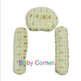3 Pillows Set For Baby (Multicolor)