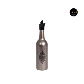 Coloured Oil Bottle-Metallic Silver 750 Ml  151146-129
