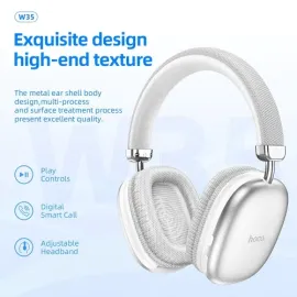 Hoco W35 HiFi Superb Extra Bass Noise Cancellation Wireless Bluetooth V5.3 Sports Headphone, 3 image