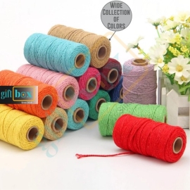 3 mm Multicolor Cotton Rope for DIY Crafting 10 Yard, 4 image