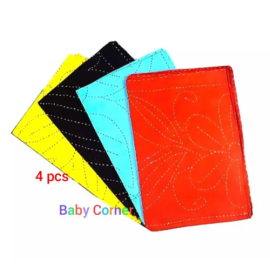 Combo Pack of 4 Pcs Baby Katha (Multicolor)22 X 33 inch
