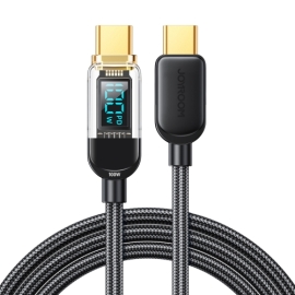 Joyroom S-CC100A4 100W Type-C to Type-C PD QC3.0 Fast Charging Cable With Digital Display