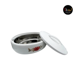 Asian Elegant Casserole Oval Hotpot 4.0 Ltr White  DLX4000, 2 image