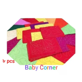 Combo Pack of Eight Pcs Baby Katha (22 X 32 inch) Multicolor 8 pcs