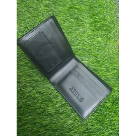 Black Color Original Leather Regular Wallet for Men, 2 image