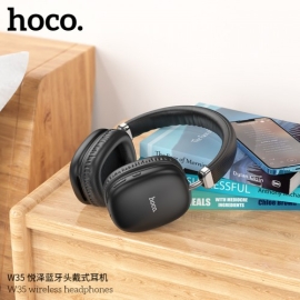 Hoco W35 HiFi Superb Extra Bass Noise Cancellation Wireless Bluetooth V5.3 Sports Headphone, 5 image