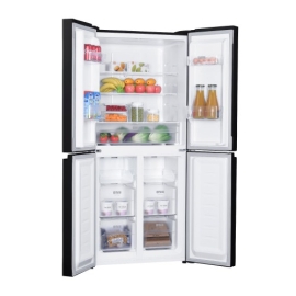 Sharp 4-Door Inverter Refrigerator SJ-EFD589X-BK | 473 Liters - Black, 2 image