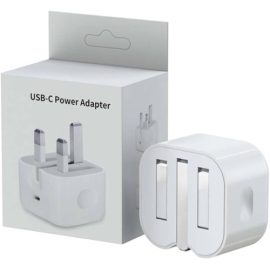 Apple 20W USB-C Power Adapter Folding pins - White (Model -A2344)