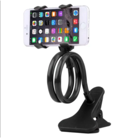 Universal Flexible Mobile Phone Holder Stand - Black