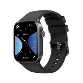 Kieslect KS2 Calling 2.01" FHD AMOLED 3ATM Smart Watch (Double Strap + Protector) - Midnight Blue