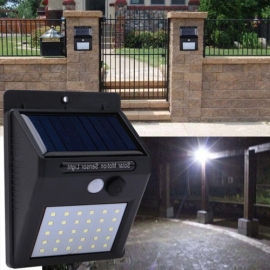 30 LED Motion Sensor Wall Solar Light Waterproof Security Lamp, 2 image