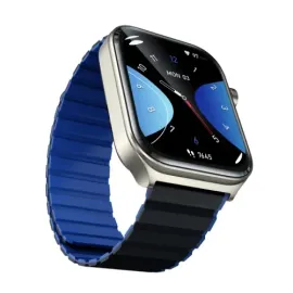 Kieslect KS2 Calling 2.01" FHD AMOLED 3ATM Smart Watch (Double Strap + Protector) - Midnight Blue, 3 image