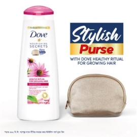 Dove Shampoo Healthy Grow 330ml (Stylish Purse Free)