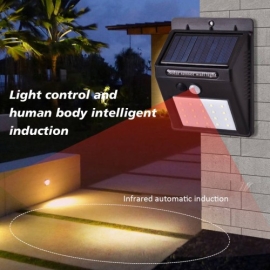 30 LED Motion Sensor Wall Solar Light Waterproof Security Lamp, 4 image