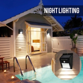 30 LED Motion Sensor Wall Solar Light Waterproof Security Lamp, 5 image