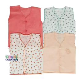 4 pcs cotton Nima for Baby (9 X 11 inch) Multicolor (0-5 months)
