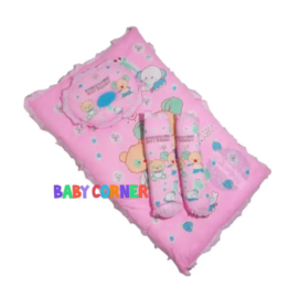 Combo of newborn Bedding set (Pink)