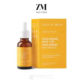 Zayn & Myza Hyaluronic Acid 1.5% & 24k Gold Face Serum