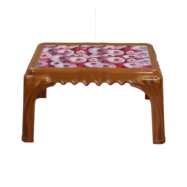 Classic Center Table Printed Rosa Sandal Wood