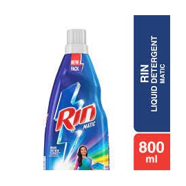 Rin Liquid Detergent Matic 800ml