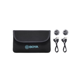 Boya BY-M1V4 2.4GHz Dual-Channel Wireless Microphone System For Android Device, 2 image